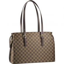 Fake Replica Louis Vuitton Damier Canvas Brown N51119 Ladies