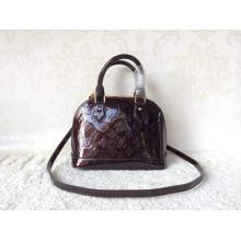 Fake Replica Louis Vuitton Monogram Vernis Alma BB Bag M91678 Amarante at USA