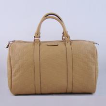 Fake Top Handle bags Apricot Cow Leather Handbag