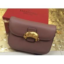 Fake Valentino Elephant Scarab Flap Shoulder Bag Creamsicle For Sale