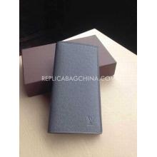 Fake Wallet Grey Calfskin