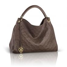 First-Class Louis Vuitton Monogram Empreinte Cross Body Bag Brown