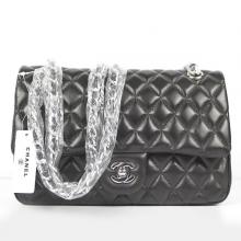 High Imitation Chanel Black YT7102 Lambskin