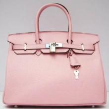 High Quality Birkin Cow Leather Handbag Ladies