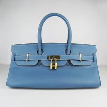 High Quality Hermes Blue 6109 Cow Leather