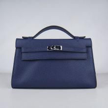 High Quality Hermes Clutches Briefcase H008 Blue Sale