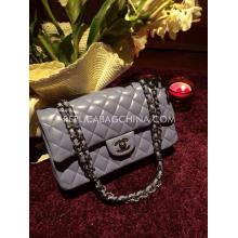 High Quality Knockoff Classic Flap Handbag Gray