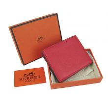 High Quality Replica Hermes Wallet Cow Leather Red H014