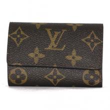 Hot Louis Vuitton Monogram Canvas key Case Brown M61717