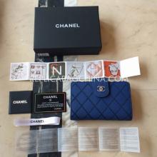 Imitation 1:1 Chanel Wallet Blue