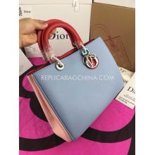 Imitation AAA Dior Diorissimo Calfskin Blue