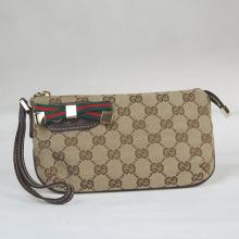 Imitation AAAAA Gucci Brown Ladies Wallet