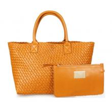 Imitation Bottega Veneta YT8973 Yellow Lambskin