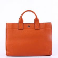 Imitation Cheap Hermes Briefcases Orange Cow Leather