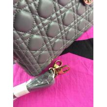 Imitation Dior Leather Totes Gray Price