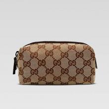 Imitation Gucci Cosmetic Cases Makeup Bag Coffee