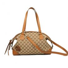 Imitation Gucci Shoulder bags Ladies Brown Canvas