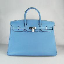 Imitation Hermes Birkin Blue YT1258