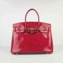 Imitation Hermes Birkin Handbag Red