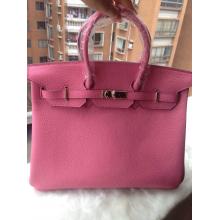 Imitation Hermes Birkin Togo Leather Bag Pink