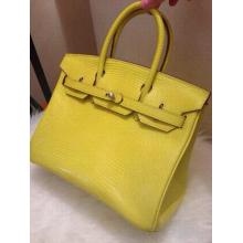 Imitation Hermes Handbag YT0792 Yellow Leather