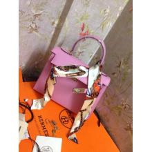 Imitation Hermes Kelly 28cm Togo Leather Bag Pink