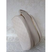 Imitation Louis Vuitton Damier Infini Double Zip Vanity Bag White