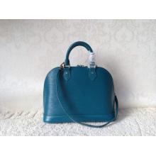 Imitation Louis Vuitton Epi Alma PM Bag M40624 Cyan