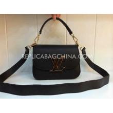 Imitation Louis Vuitton Handbag Shoulder Bag Black