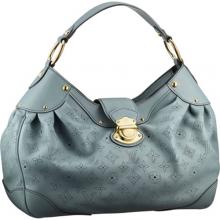 Imitation Louis Vuitton Mahina Leather Blue 2way M93444