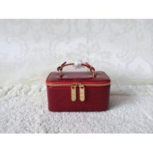 Imitation Louis Vuitton Monogram Vernis Zip Mini Vanity Bag Red