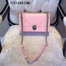 Imitation Twist Pink Shoulder Bag