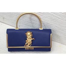 Imitation Valentino Monkey Buckle Clutch Bag Blue