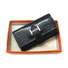 Imitation Wallet Ladies Purple Crocodile