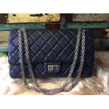 Knockoff Chanel Leather Glisten Reissue Flap Shoulder Bag Black Fall Winter 2014