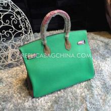 Knockoff Handbag Calfskin Green