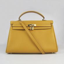 Knockoff Hermes Kelly 6308 YT1659 Yellow