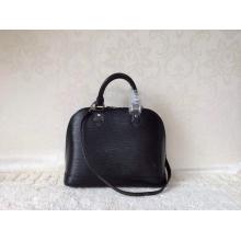 Knockoff Louis Vuitton Epi Alma PM Bag M40302 Noir