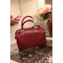 Knockoff Louis Vuitton Handbag Red Genuine Leather