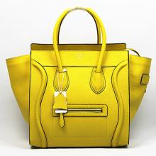 Luxury Celine Crocodile Yellow Handbag