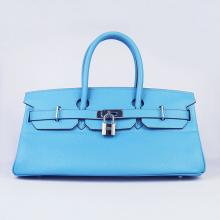 Replica AAAAA Hermes Blue Cow Leather