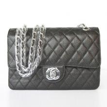 Replica Chanel Classic Flap bags Cow Leather Black YT4269