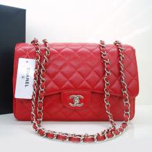 Replica Chanel Red Lambskin