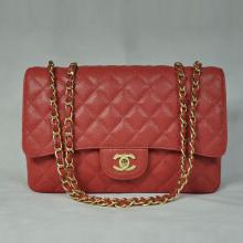 Replica Classic Flap bags Cow Leather Red