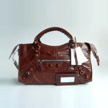 Replica Designer Balenciaga Coffee 084828 Crocodile