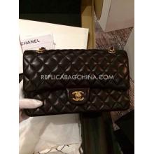 Replica Fashion Chanel Classic Flap YT5524 Black Calfskin