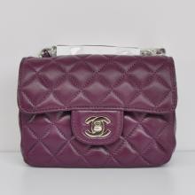 Replica Fashion Classic Flap bags Purple YT1042 Sale