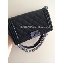 Replica Handbag Calfskin Black