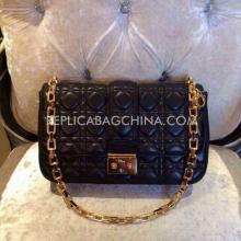 Replica Handbag Shoulder Bag Black Lambskin