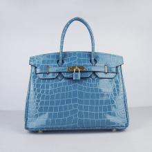 Replica Hermes Birkin Blue Ladies YT7404